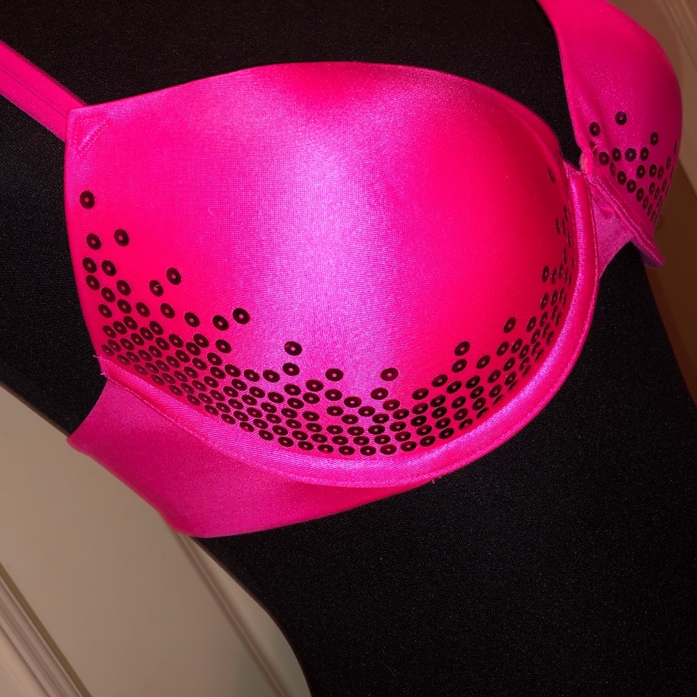 Victoria's Secrets Hot Pink Demi Bra